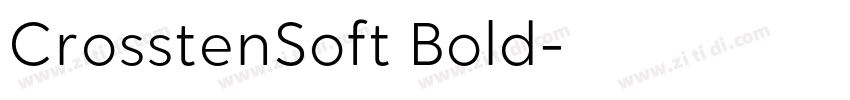 CrosstenSoft Bold字体转换